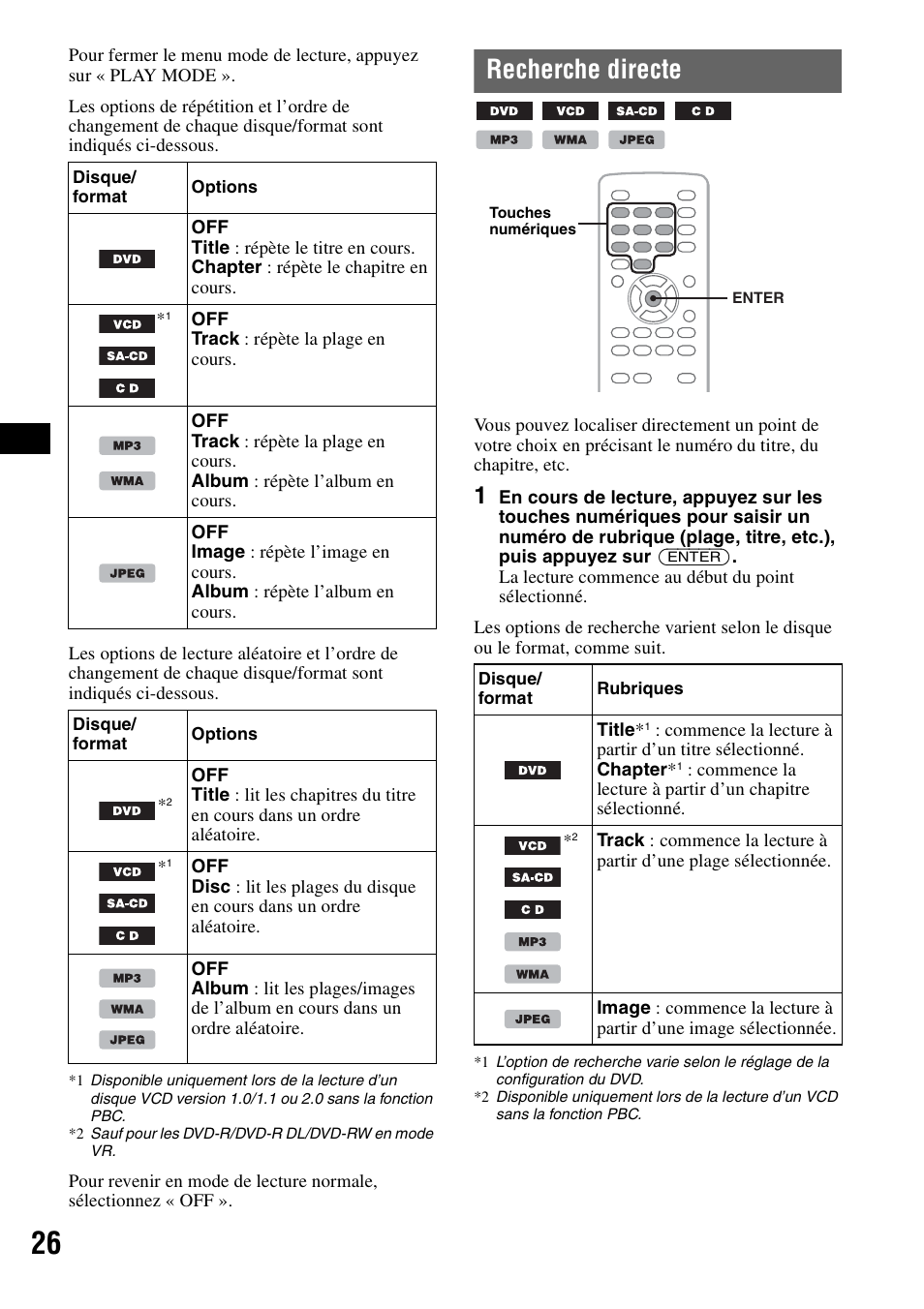 Recherche directe | Sony XAV-W1 User Manual | Page 86 / 196