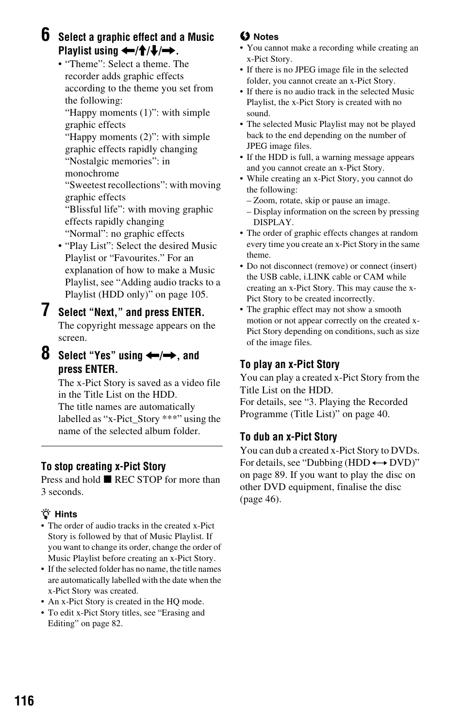 Sony RDR-HXD790 User Manual | Page 116 / 168