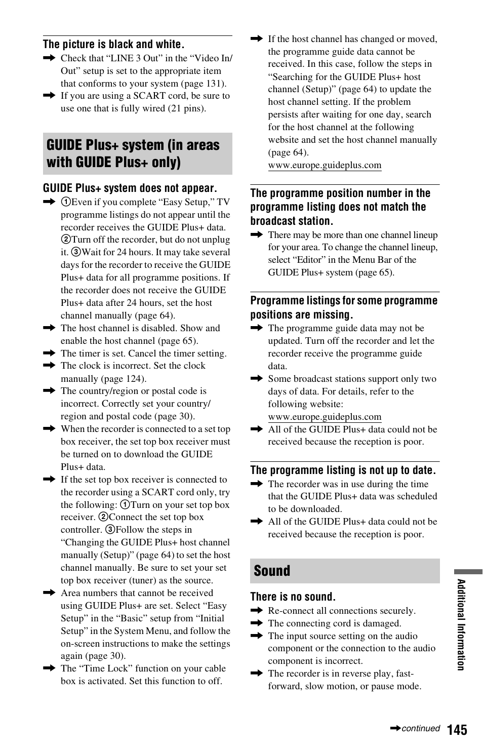 Sony RDR-HXD790 User Manual | Page 145 / 168