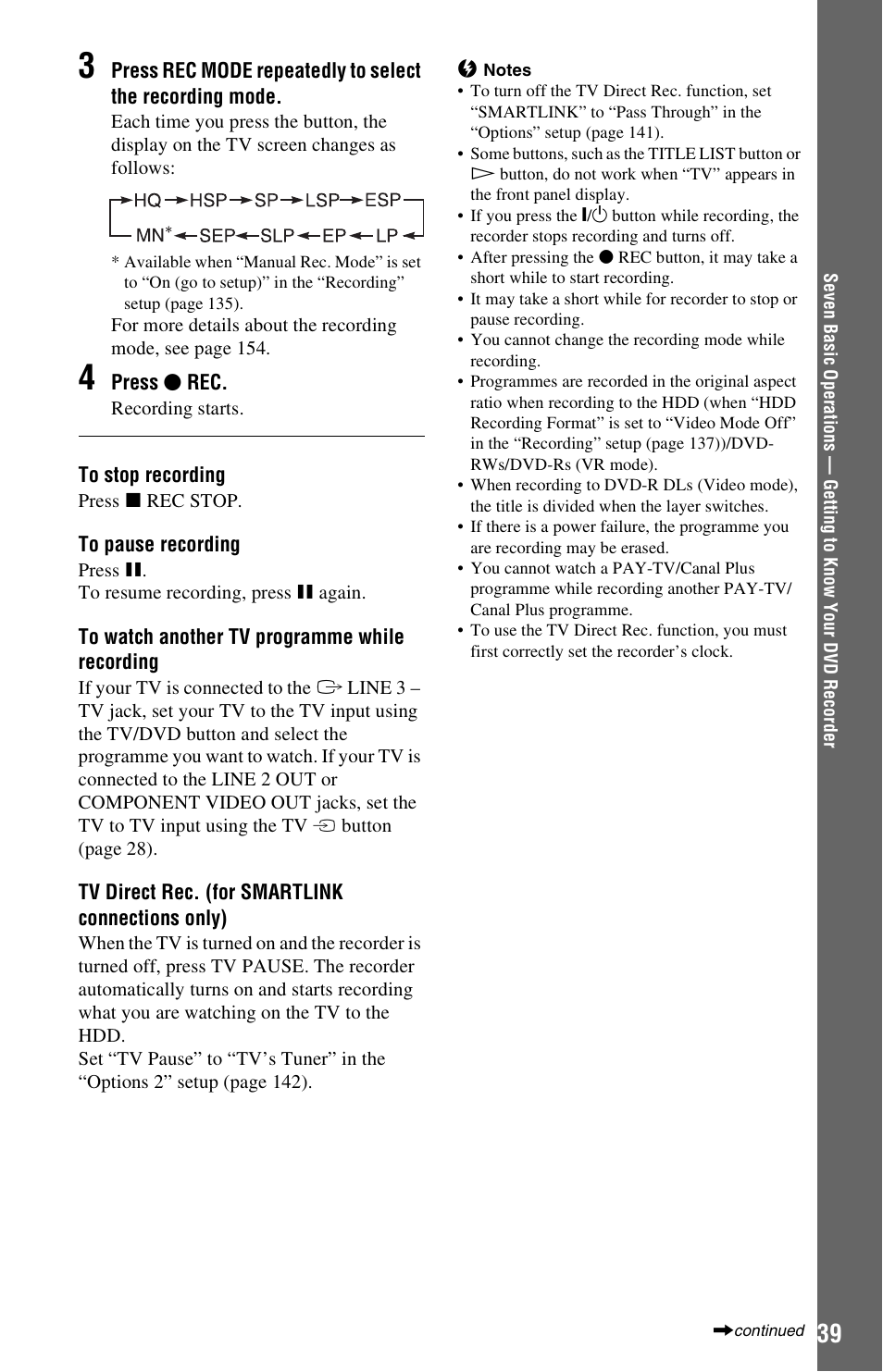 Sony RDR-HXD790 User Manual | Page 39 / 168