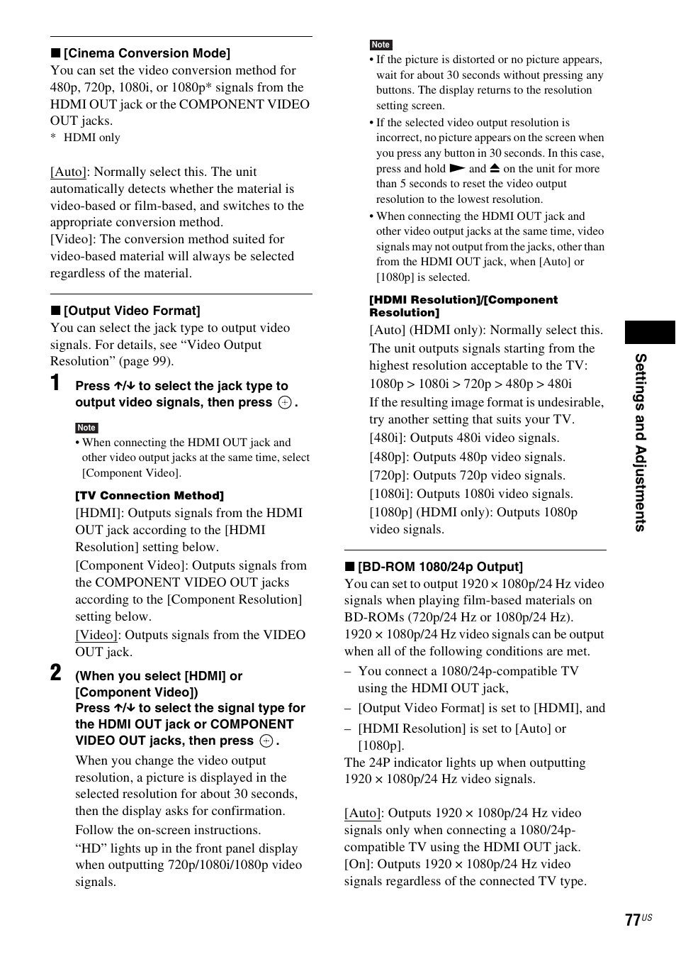 Sony BDV-T10 User Manual | Page 77 / 119