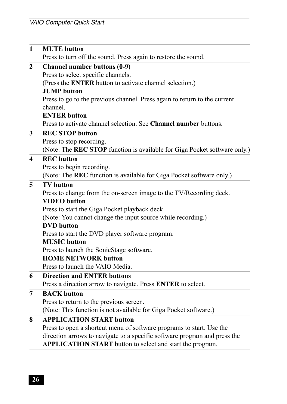 Sony PCV-RS710 User Manual | Page 26 / 44