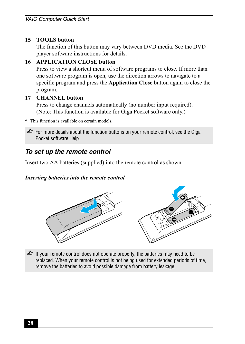 Sony PCV-RS710 User Manual | Page 28 / 44