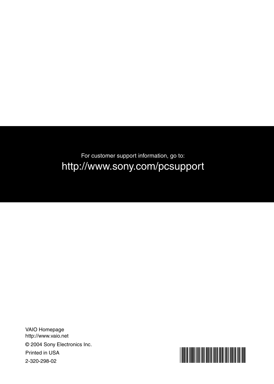 Sony PCV-RS710 User Manual | Page 44 / 44