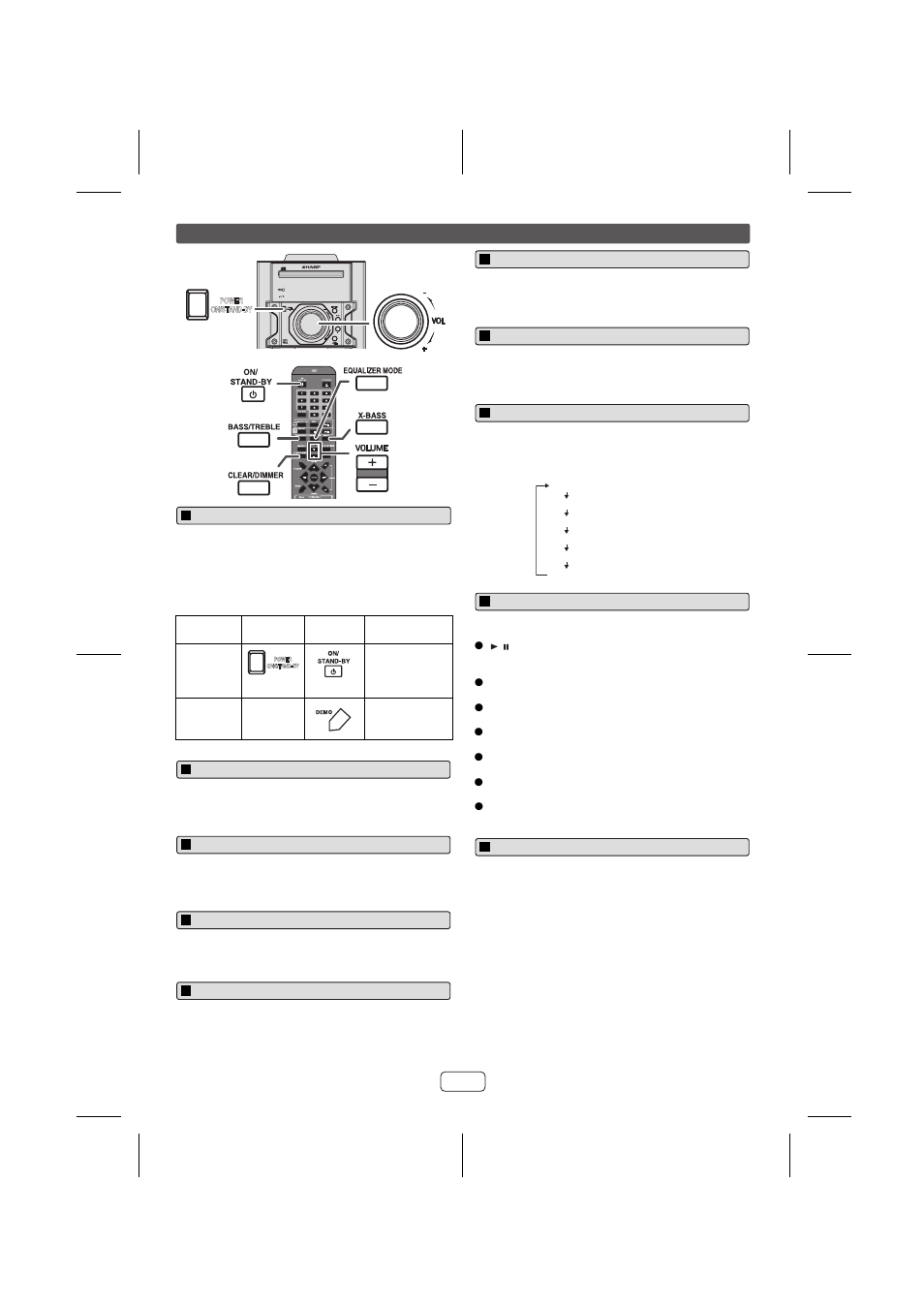 General control | Sony CD-DH899N User Manual | Page 4 / 16
