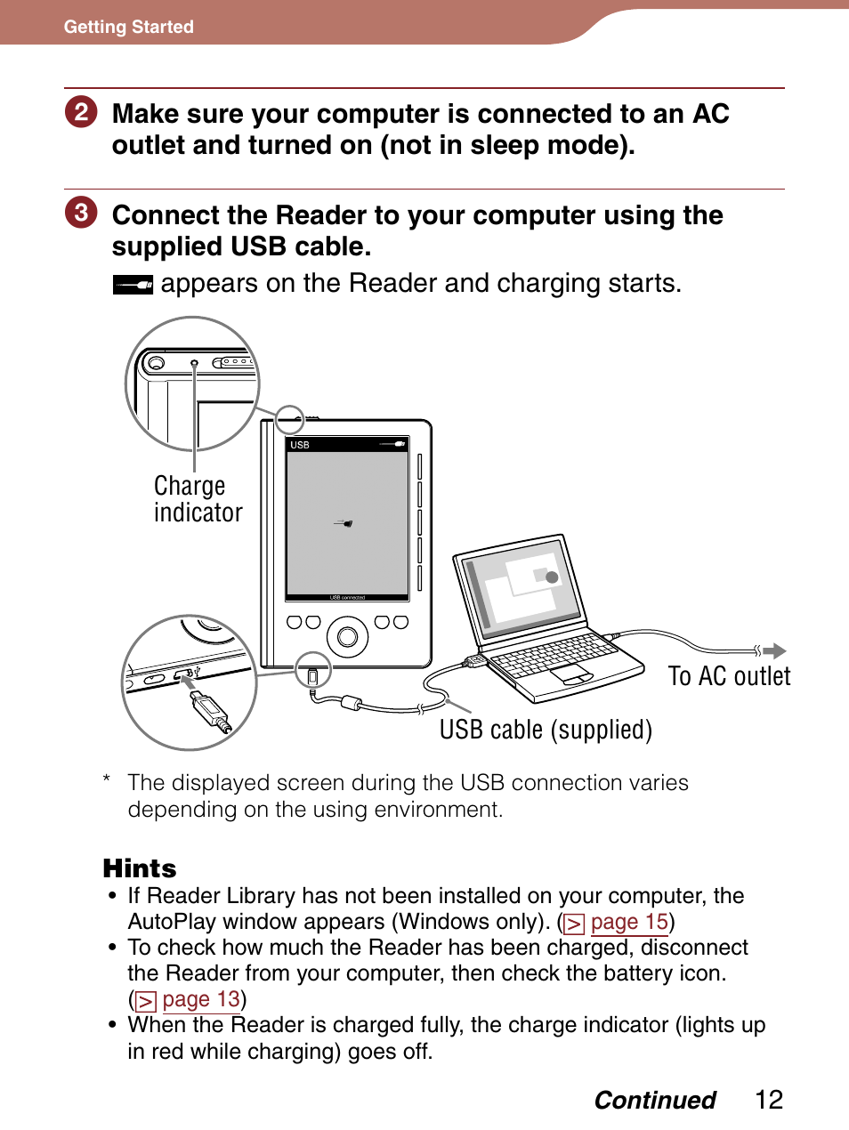 Sony Reader 4-151-151-13(1) User Manual | Page 12 / 92