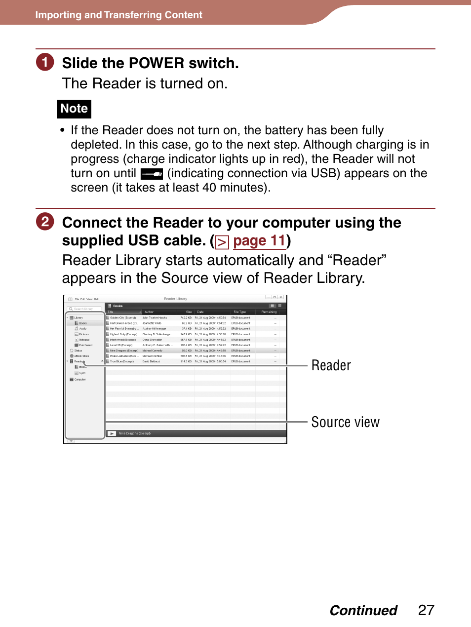 Sony Reader 4-151-151-13(1) User Manual | Page 27 / 92