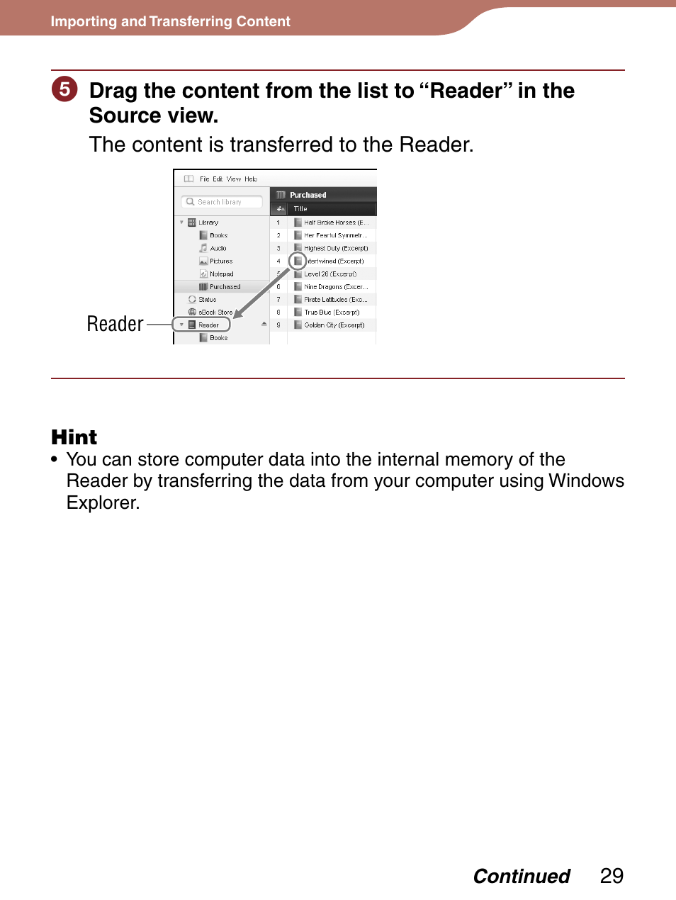 Sony Reader 4-151-151-13(1) User Manual | Page 29 / 92