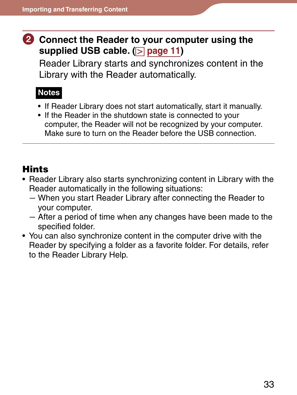 Sony Reader 4-151-151-13(1) User Manual | Page 33 / 92