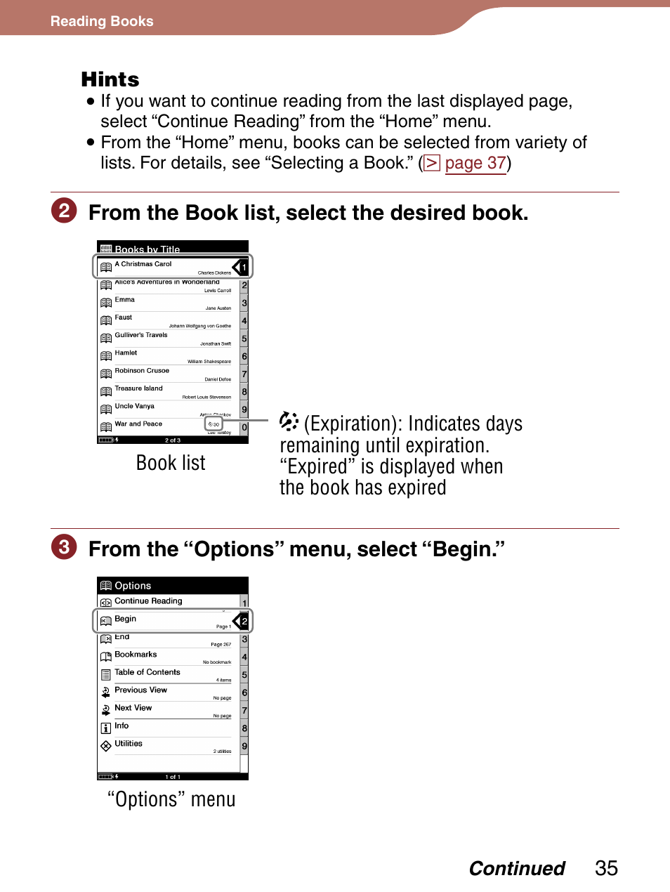 Sony Reader 4-151-151-13(1) User Manual | Page 35 / 92