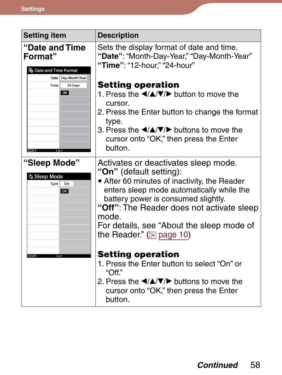 Sony Reader 4-151-151-13(1) User Manual | Page 58 / 92