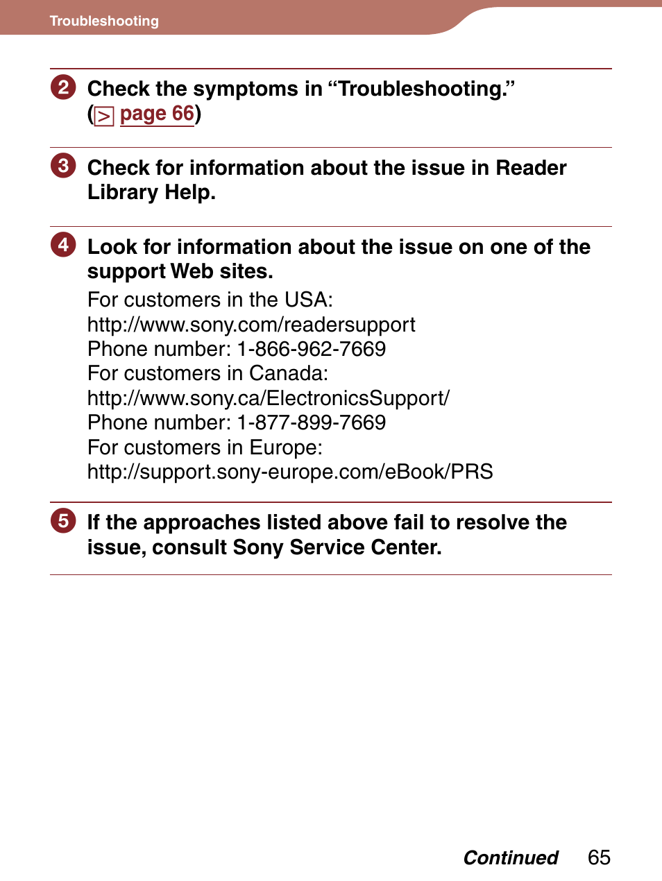 Sony Reader 4-151-151-13(1) User Manual | Page 65 / 92