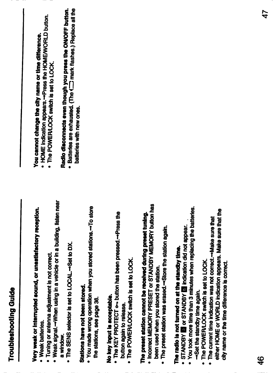 Troubleshooting guide | Sony 3-755-967-11(1) User Manual | Page 24 / 25