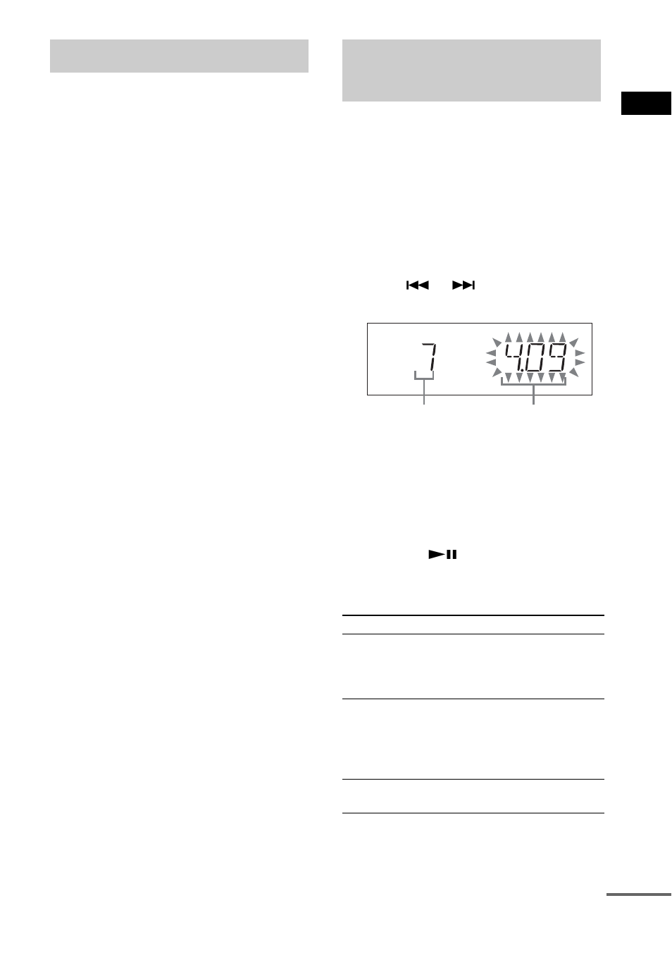 Playing repeatedly, Repeat play, Creating your own program | Program play | Sony Model CMT-CPX1 User Manual | Page 7 / 28