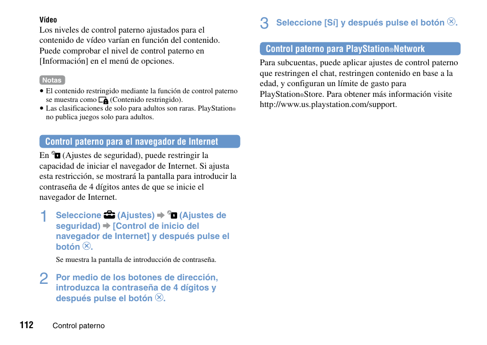 Sony PSP Go PSP-N1001 User Manual | Page 112 / 123