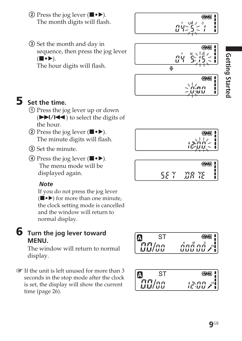 Sony ICD-SX55 User Manual | Page 9 / 68