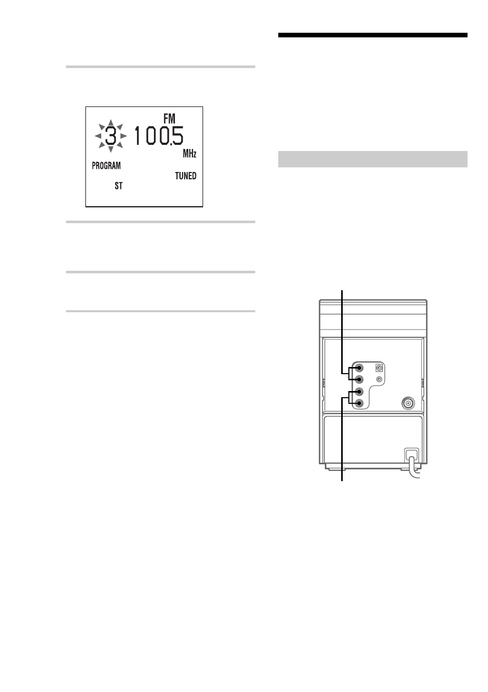 Connecting optional components, Connecting audio components | Sony CMT-ED2 User Manual | Page 10 / 40
