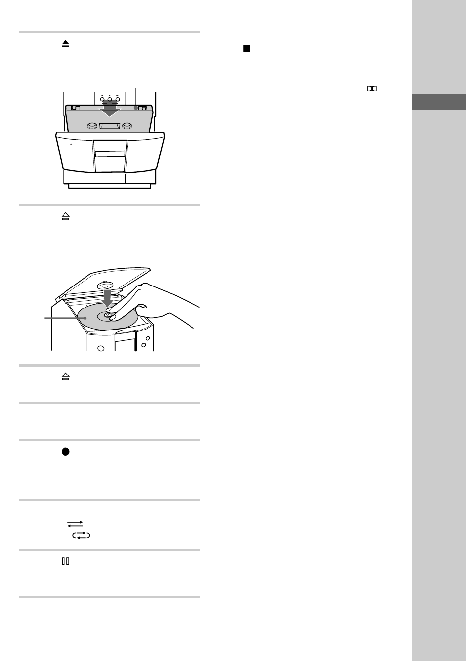 Basic operations, Press function repeatedly until “cd” appears, Press z rec on the remote | Press s on the remote | Sony CMT-ED2 User Manual | Page 15 / 40