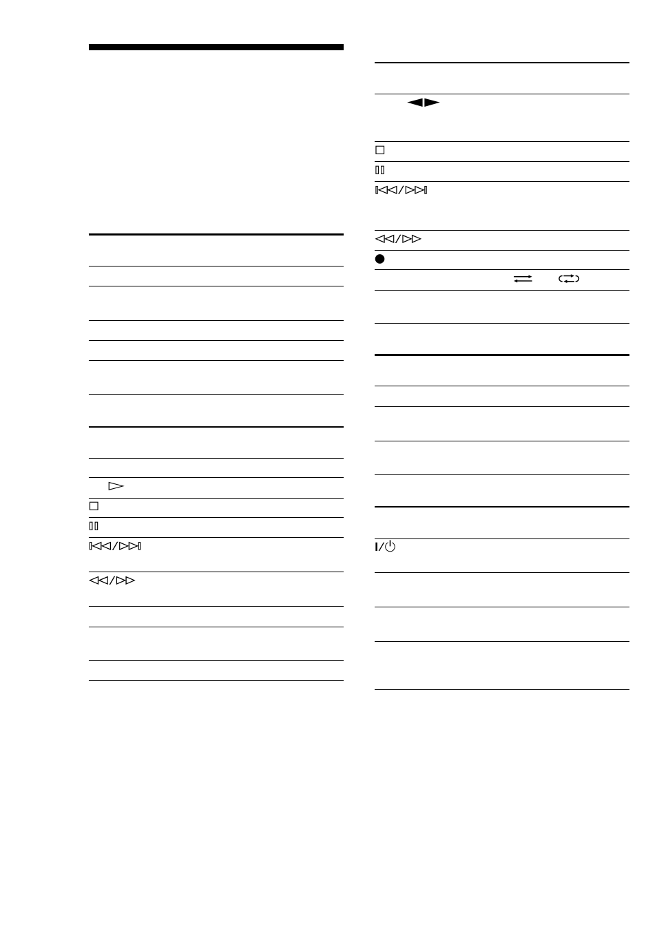 Parts identification for the remote | Sony CMT-ED2 User Manual | Page 36 / 40