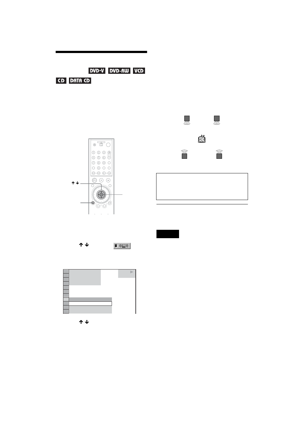 Surround mode settings | Sony DVP NC555ES User Manual | Page 56 / 88