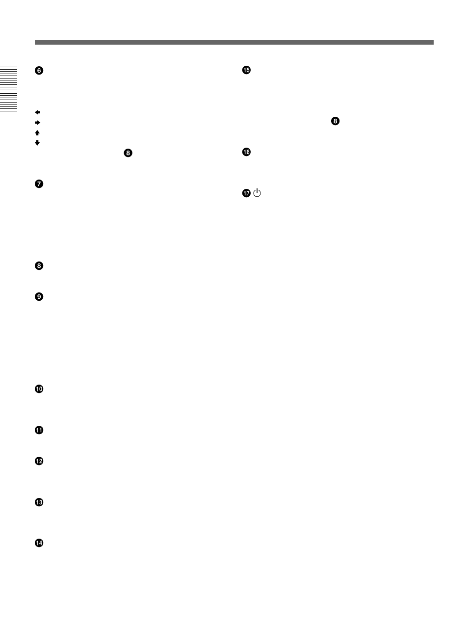 Location and function of controls | Sony VPH-D50HTM User Manual | Page 10 / 140