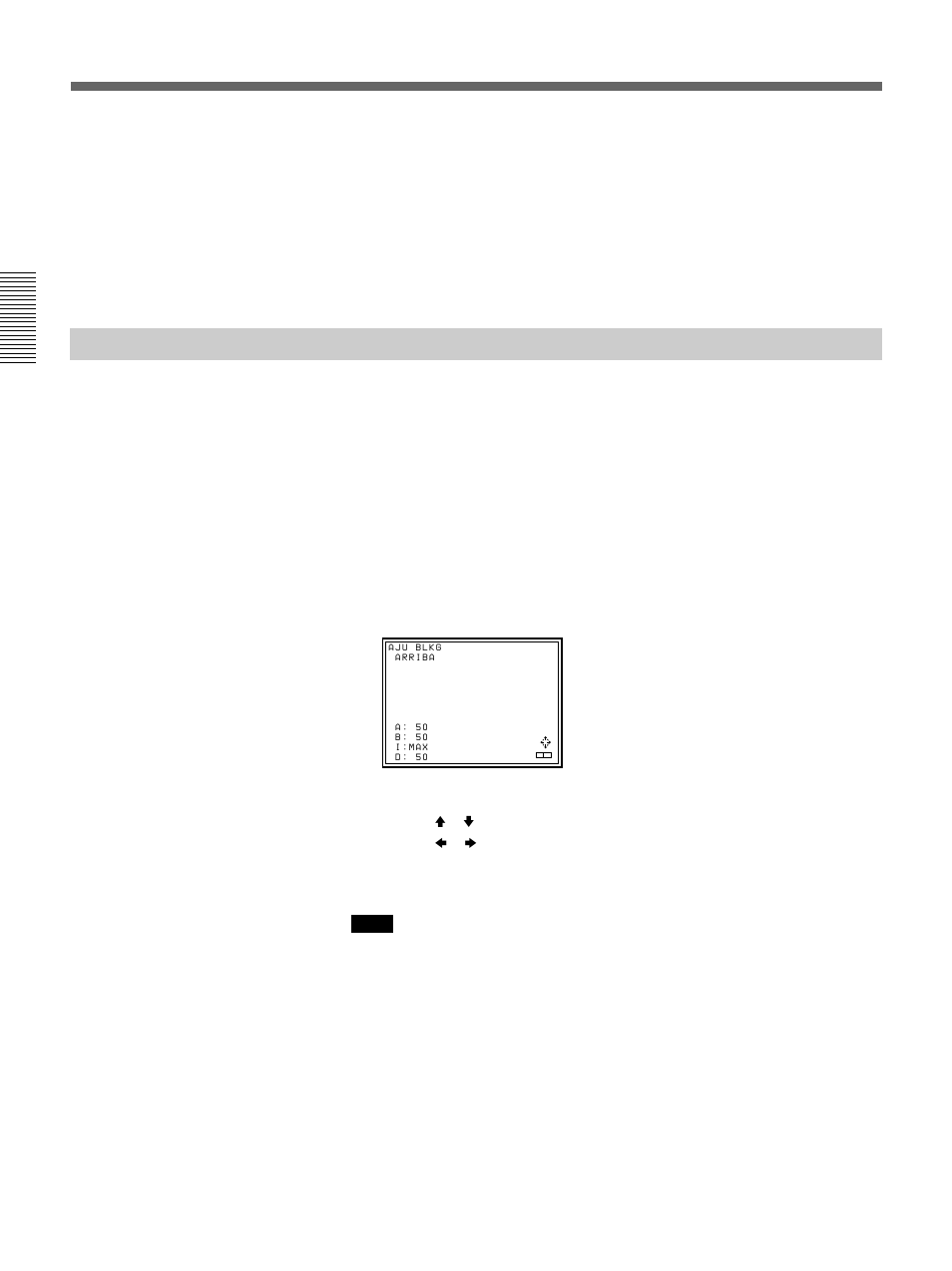Ajuste de la función de supresión, Ajuste del tamaño y desplazamiento de la imagen | Sony VPH-D50HTM User Manual | Page 114 / 140