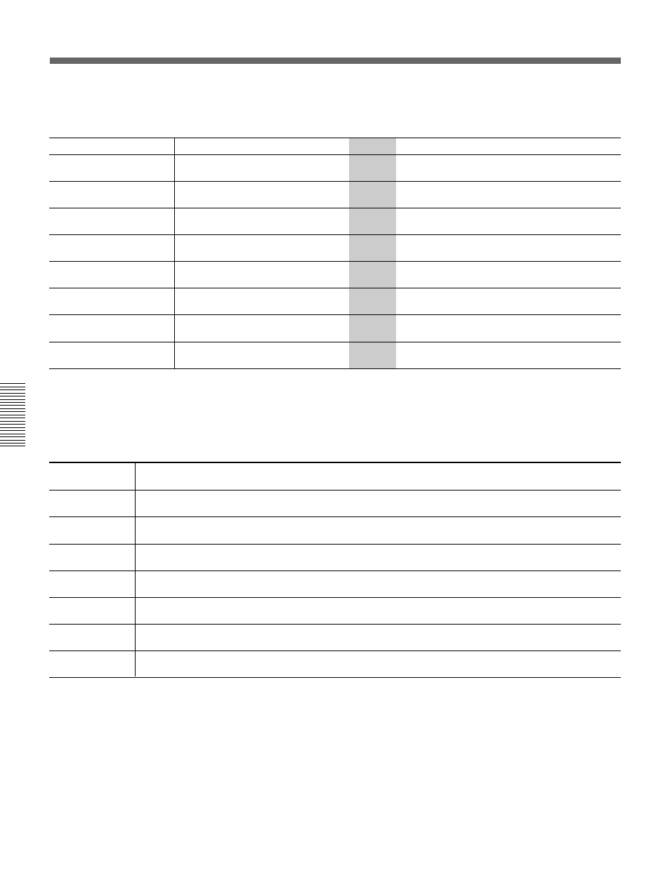 Ejemplos de instalación, Pantalla con relación de aspecto 4:3 | Sony VPH-D50HTM User Manual | Page 132 / 140