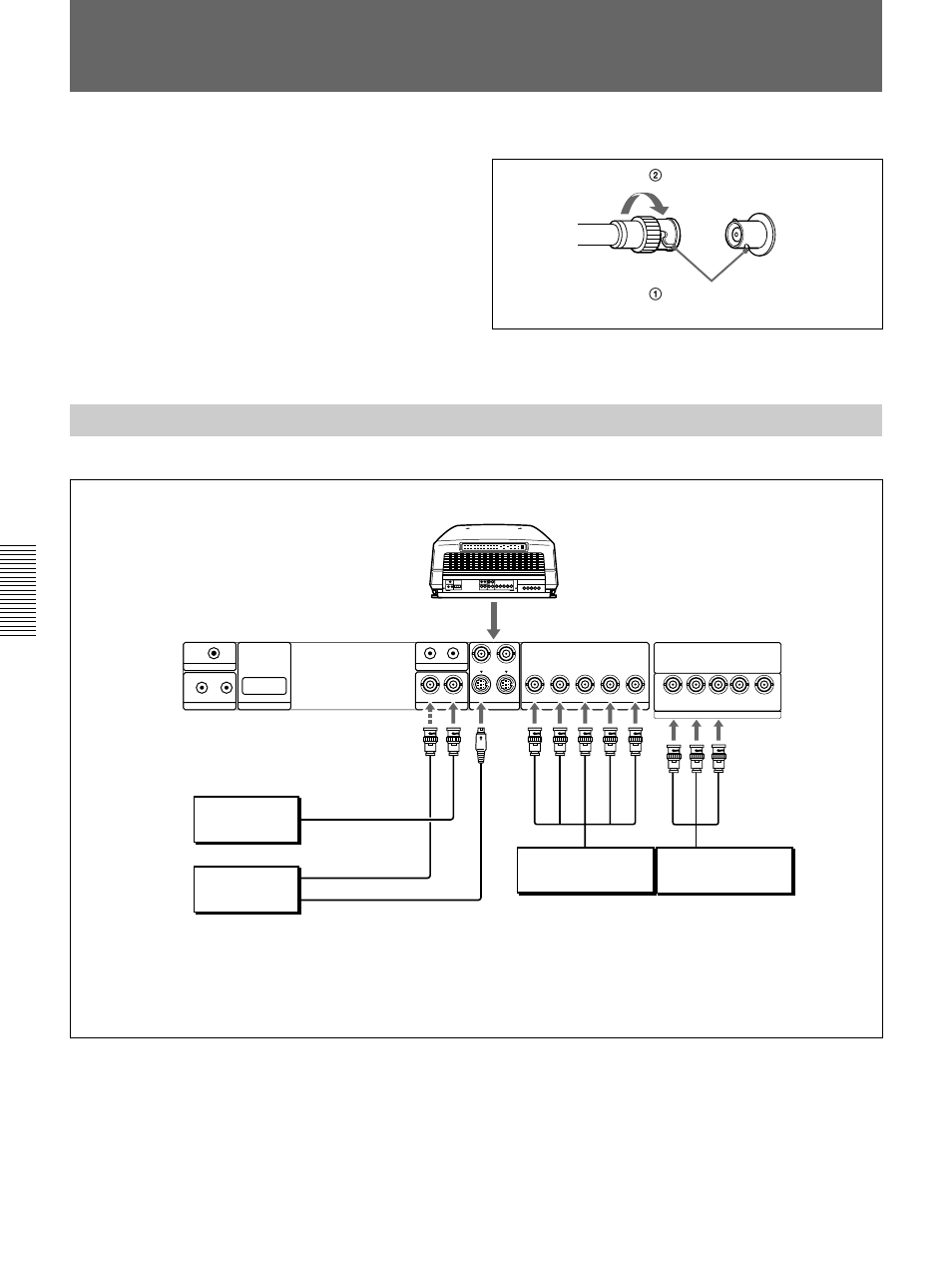 Connection examples (gb), Connecting directly to the projector (gb), Connection examples | Connecting directly to the projector | Sony VPH-D50HTM User Manual | Page 42 / 140