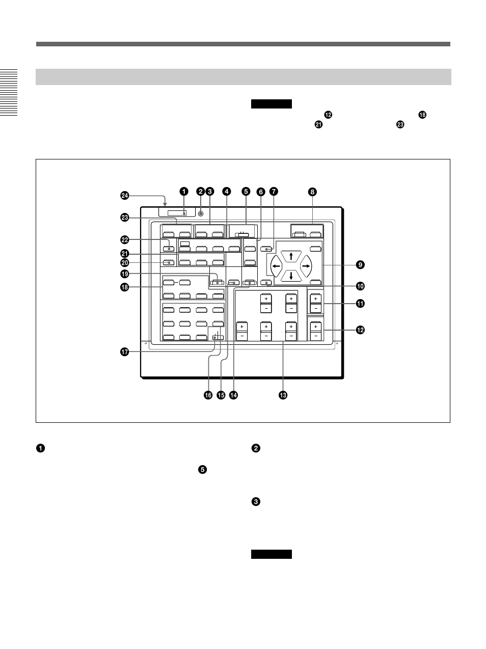 Télécommande rm-pj1001, Emplacement et fonction des commandes, Remarque | Sony VPH-D50HTM User Manual | Page 60 / 140