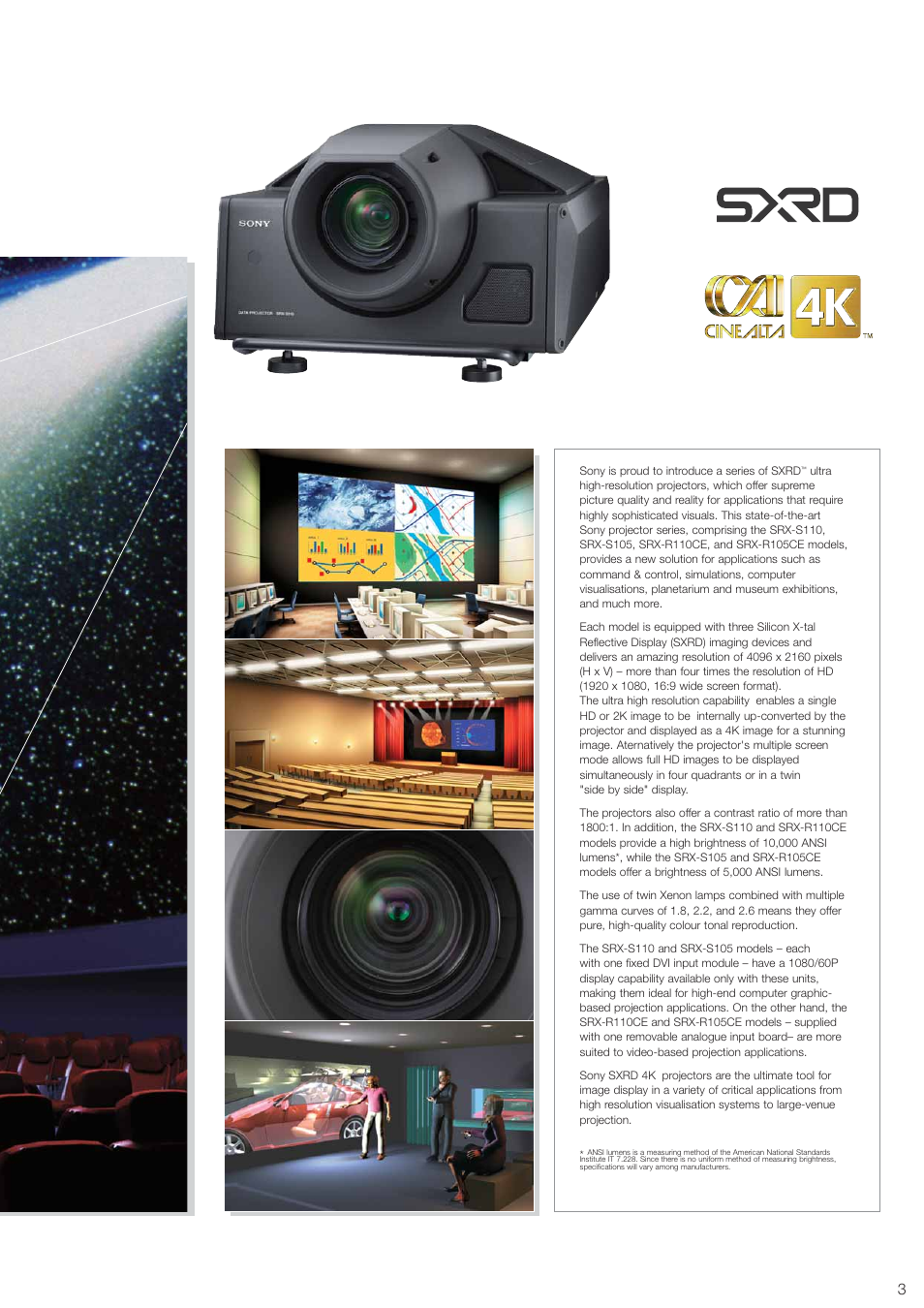 Sony SRX-R105CE User Manual | Page 3 / 12