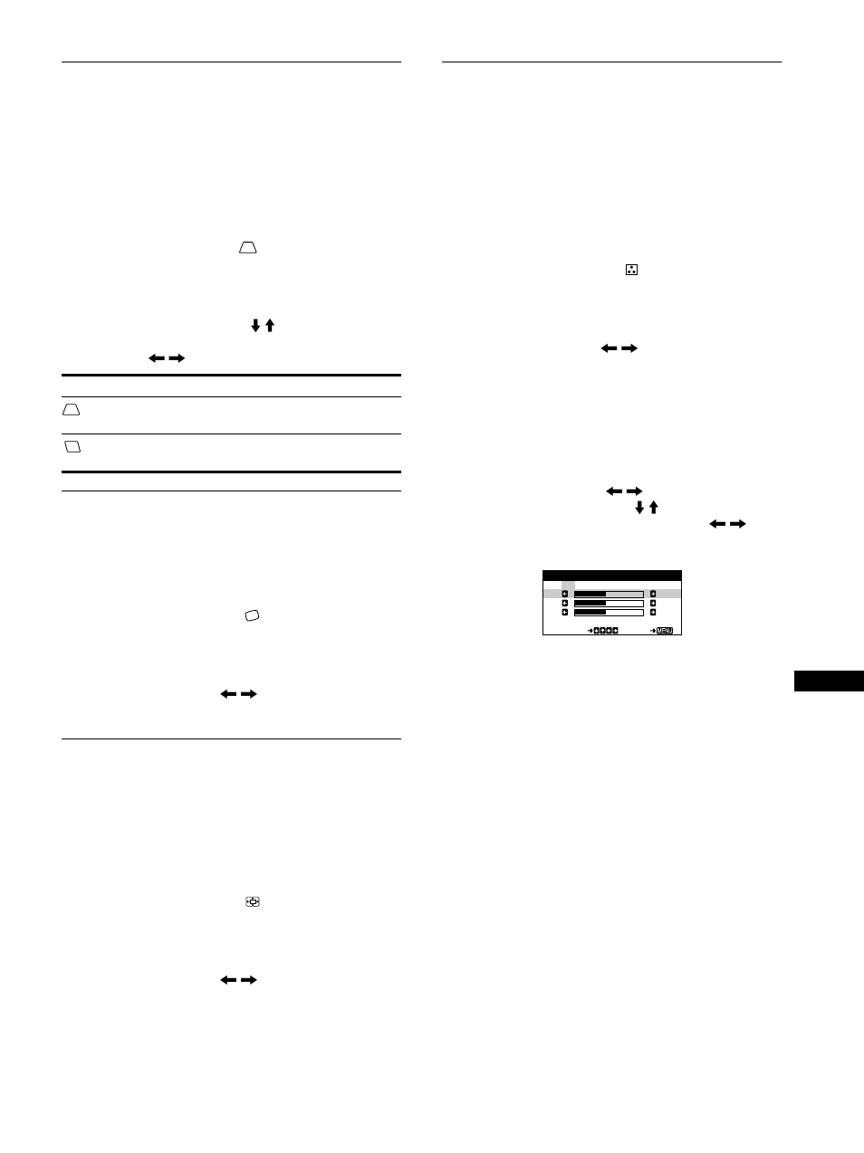 Het beeld roteren (rotation), Het beeld vergroten of verkleinen (zoom), De beeldkleur regelen (color) | Sony HMD-A220 User Manual | Page 81 / 88