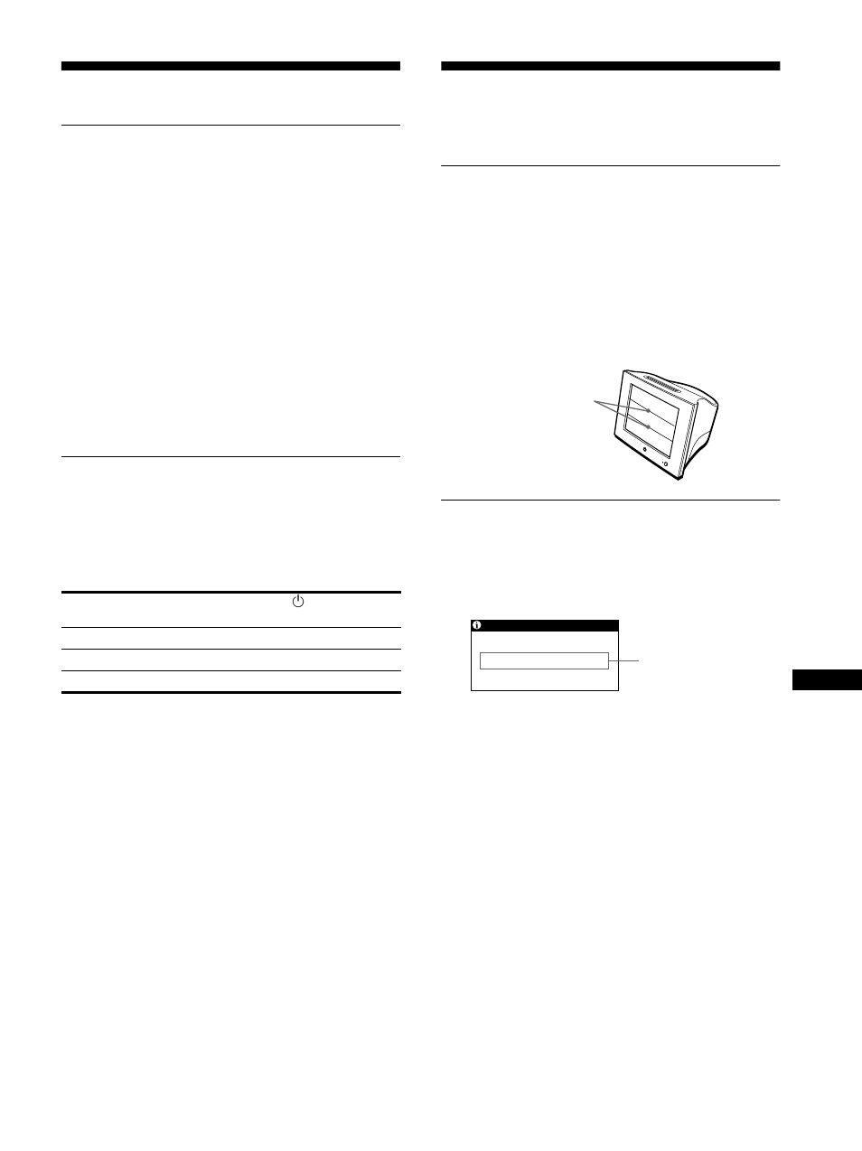 Technische kenmerken, Storingzoeken, Voorinstel- en gebruikersmodes | Stroomspaarfunctie, Schermberichten | Sony HMD-A220 User Manual | Page 83 / 88