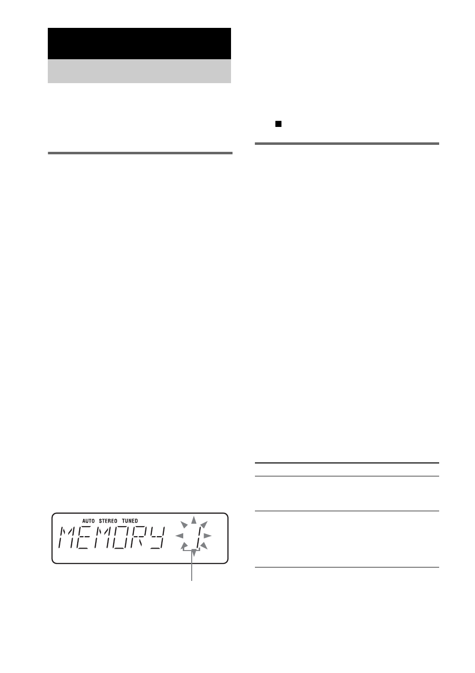 Tuner, Presetting radio stations | Sony CMT-NEZ5 User Manual | Page 12 / 32