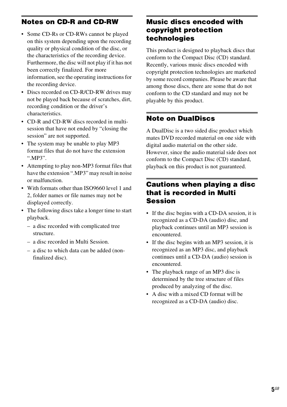 Sony CMT-NEZ5 User Manual | Page 5 / 32