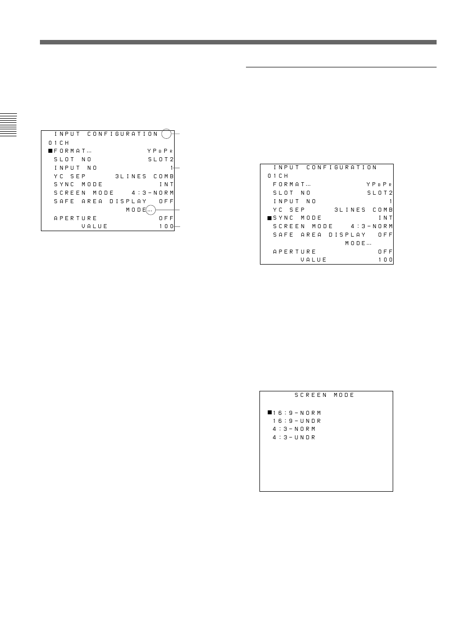 Basic menu operations, Choosing one of two or more selections, Selecting in yellow text | Sony BVM-D20F1U User Manual | Page 30 / 82