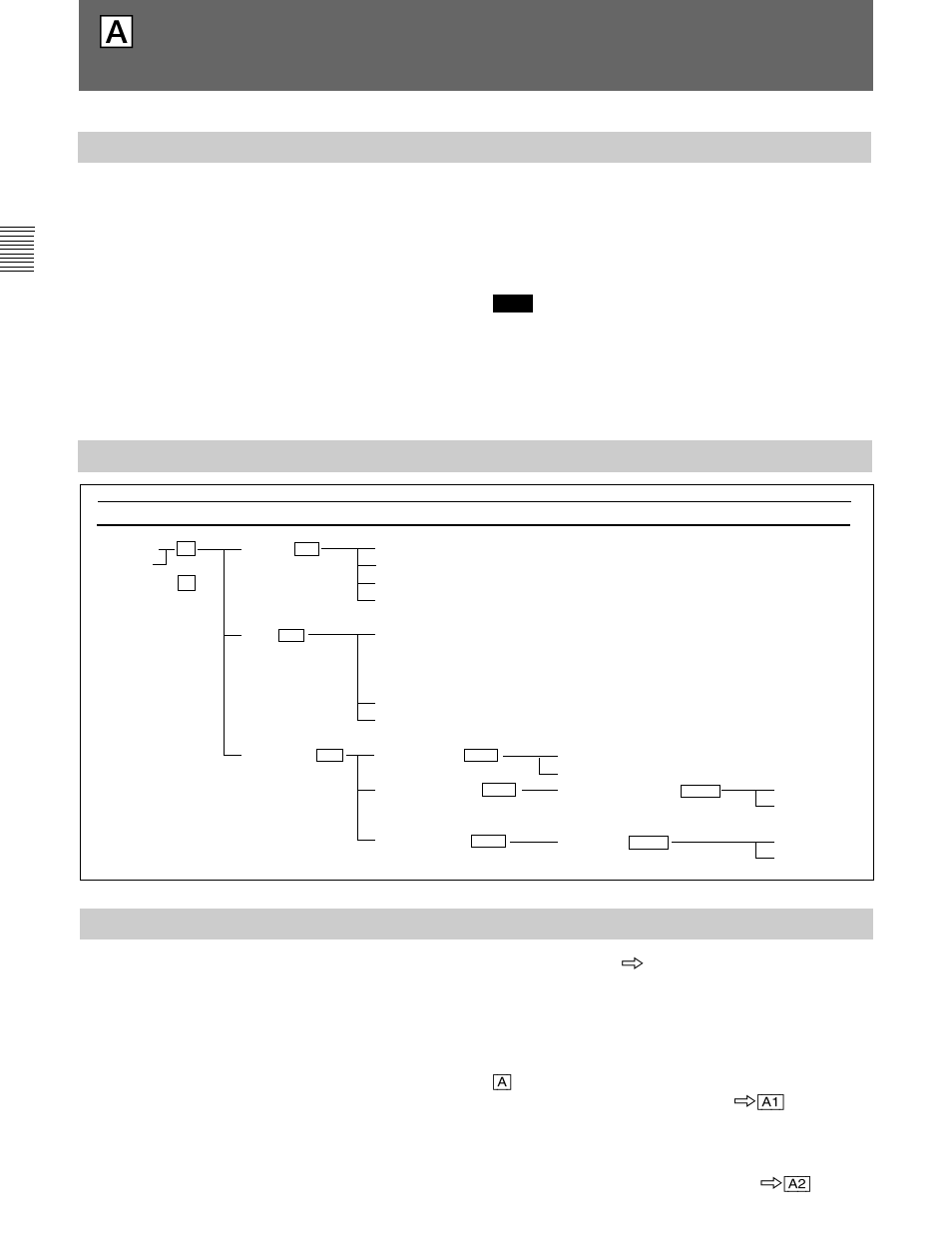 Overview, Structure of the control preset adj menu, Setting lists in the control preset adj menu | Control preset adj menu | Sony BVM-D20F1U User Manual | Page 34 / 82