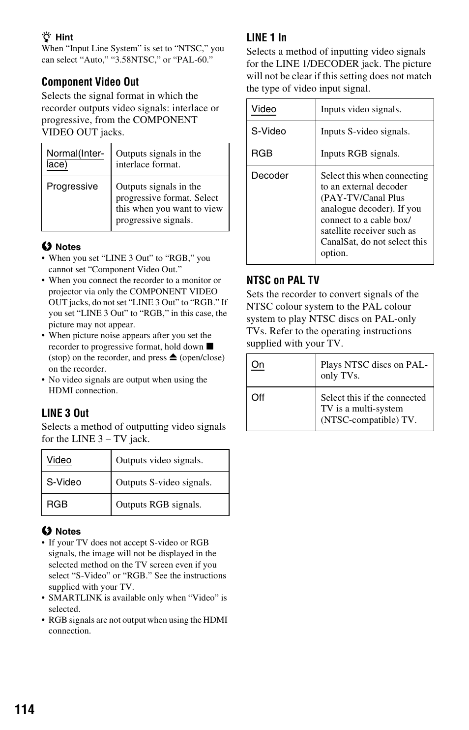 Sony RDR-HX750 User Manual | Page 114 / 148