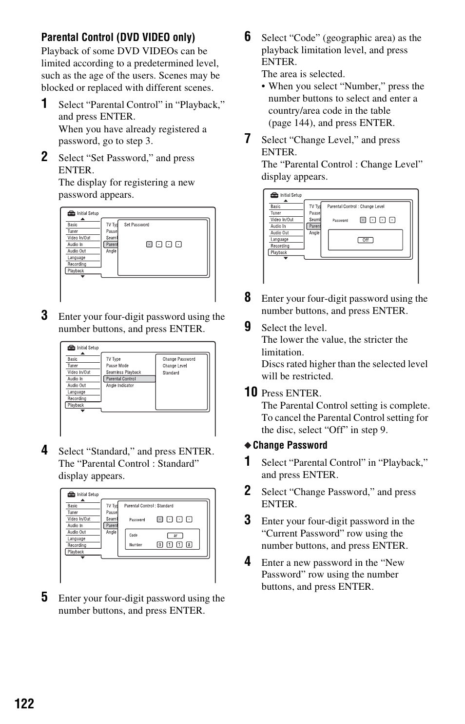 Sony RDR-HX750 User Manual | Page 122 / 148
