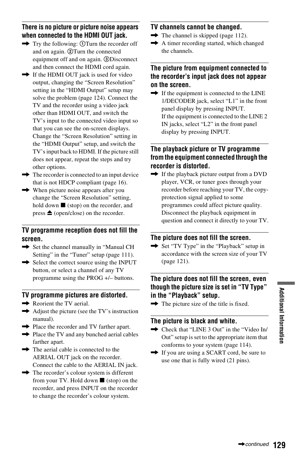 Sony RDR-HX750 User Manual | Page 129 / 148