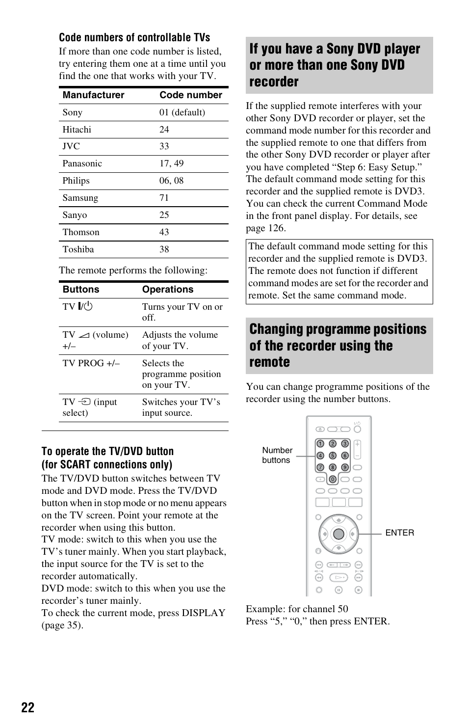 Recorder | Sony RDR-HX750 User Manual | Page 22 / 148