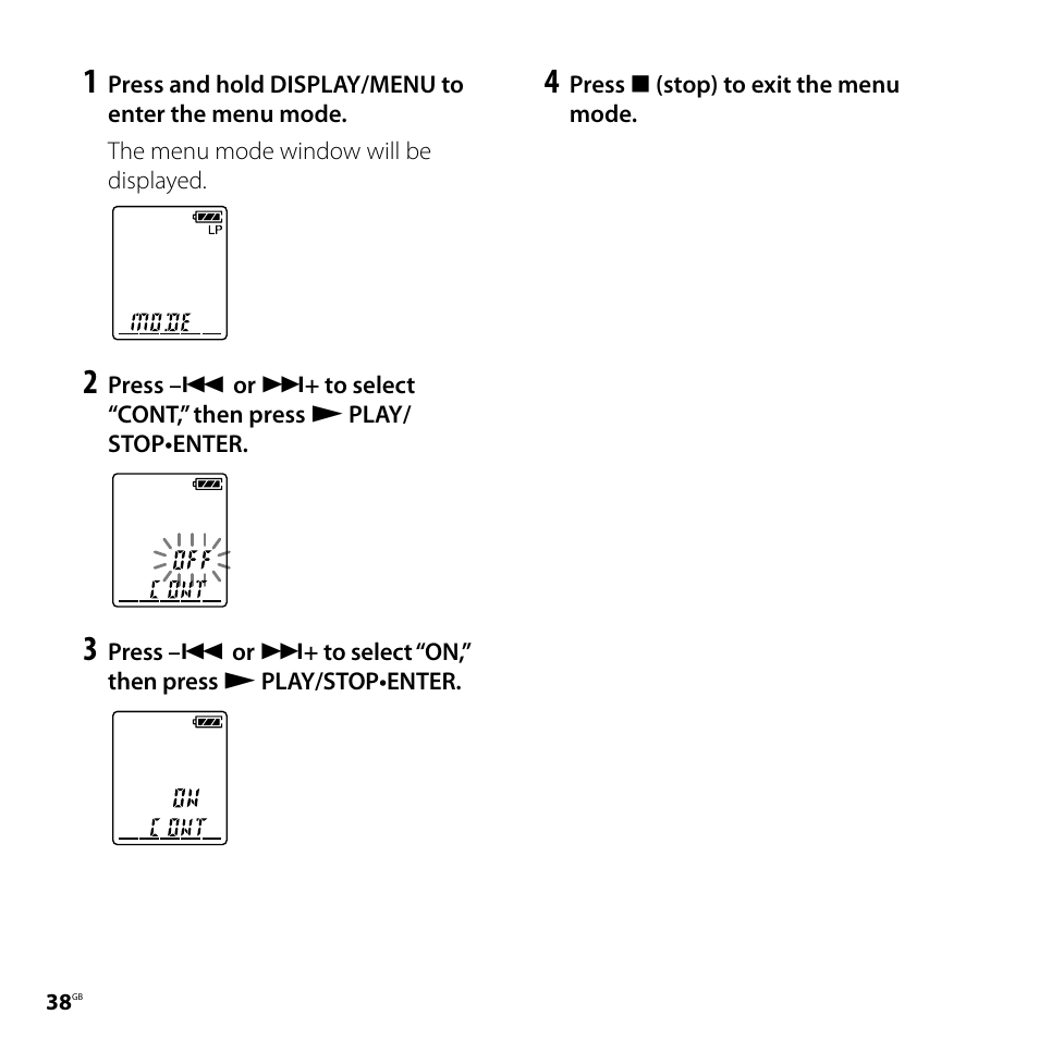 Sony 4-113-168-11(2) User Manual | Page 38 / 76