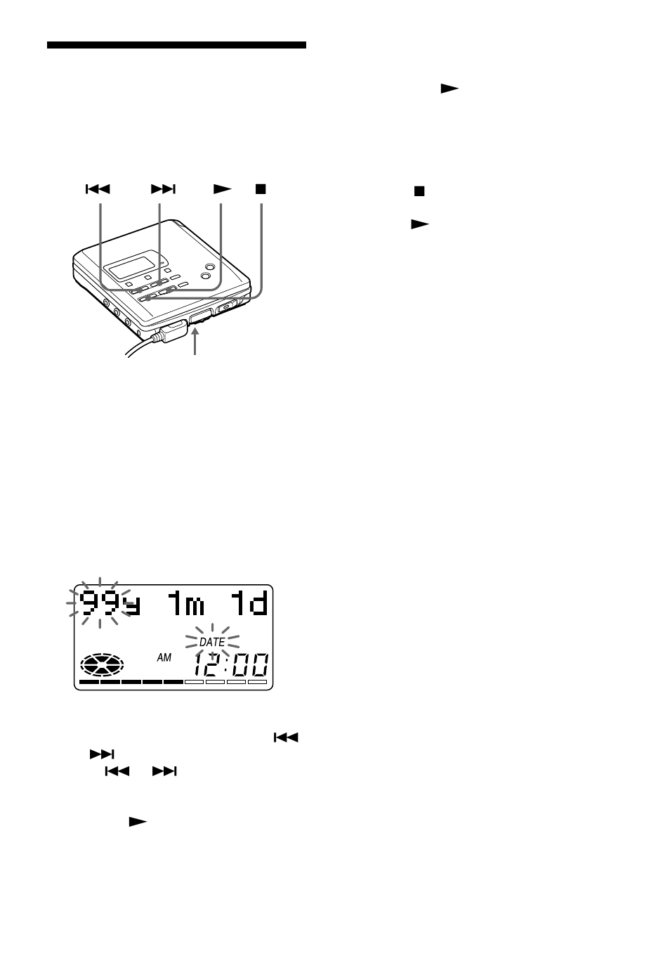 De klok instellen om de opnametijd te markeren | Sony MZ-R55 User Manual | Page 142 / 208