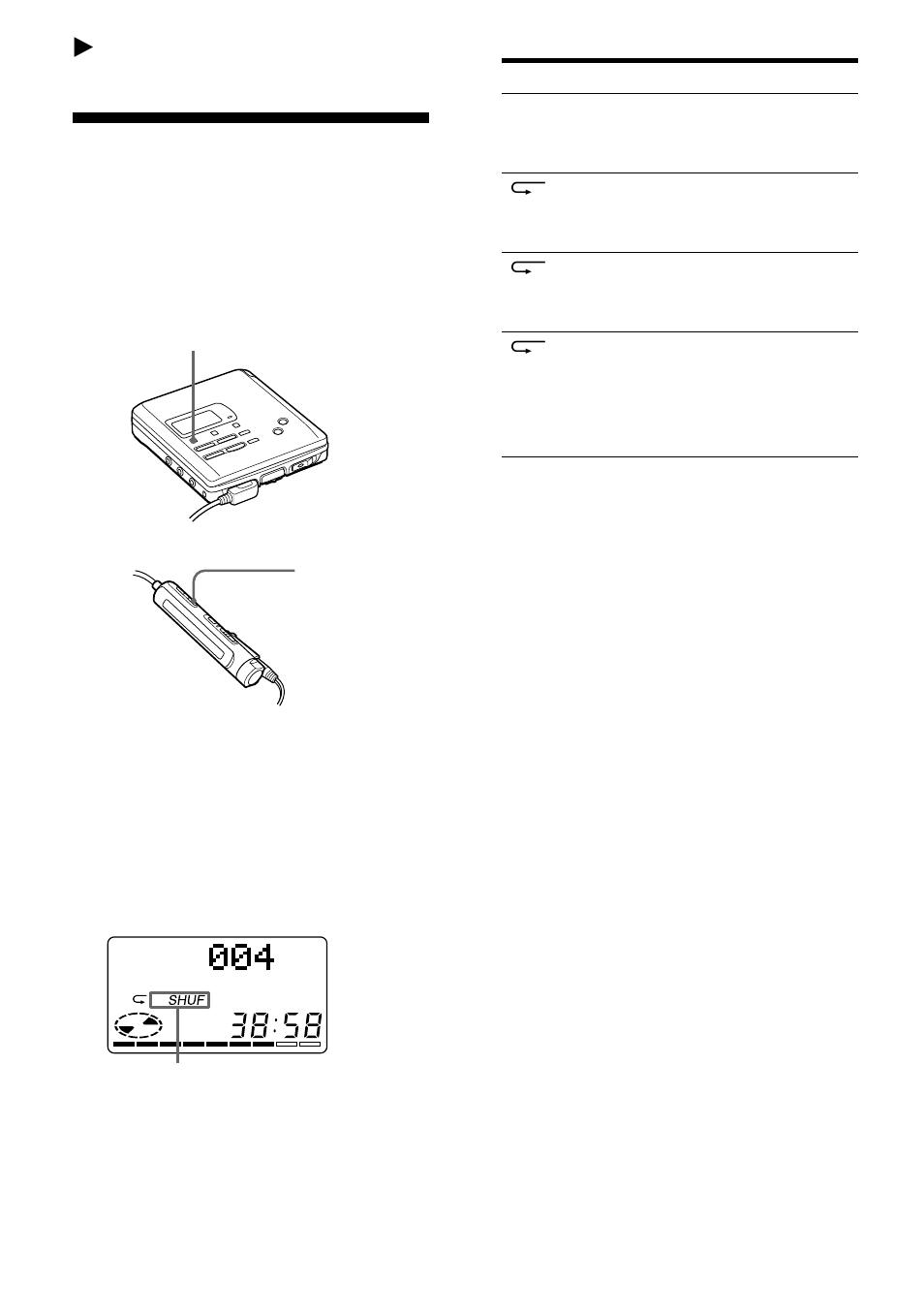 Verschillende manieren van afspelen, Herhaald afspelen van nummers | Sony MZ-R55 User Manual | Page 143 / 208