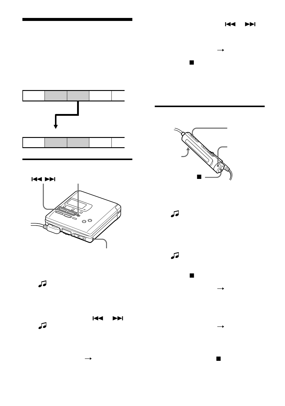 Opgenomen muziekstukken verplaatsen, Op de recorder, Op de afstandsbediening | Op de recorder op de afstandsbediening | Sony MZ-R55 User Manual | Page 149 / 208