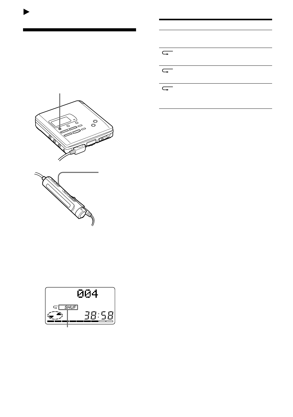 Various ways of playback, Playing tracks repeatedly | Sony MZ-R55 User Manual | Page 17 / 208