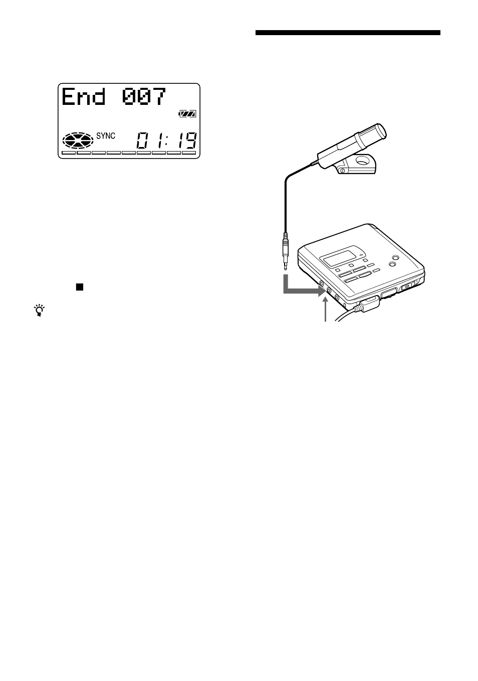 Registrazione da un microfono | Sony MZ-R55 User Manual | Page 178 / 208