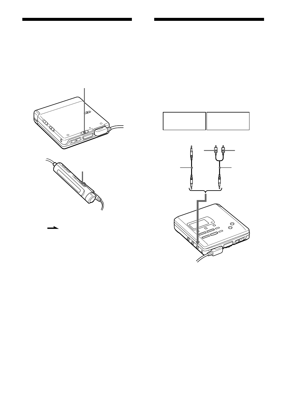 Verrouillage des commandes (hold), Raccordement d’une chaîne stéréo | Sony MZ-R55 User Manual | Page 61 / 208
