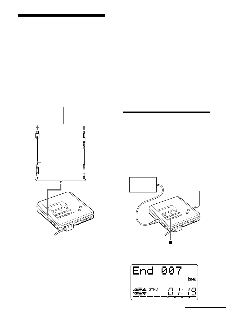 Aufnehmen über den digitaleingang, Optisches kabel erforderlich) | Sony MZ-R55 User Manual | Page 95 / 208