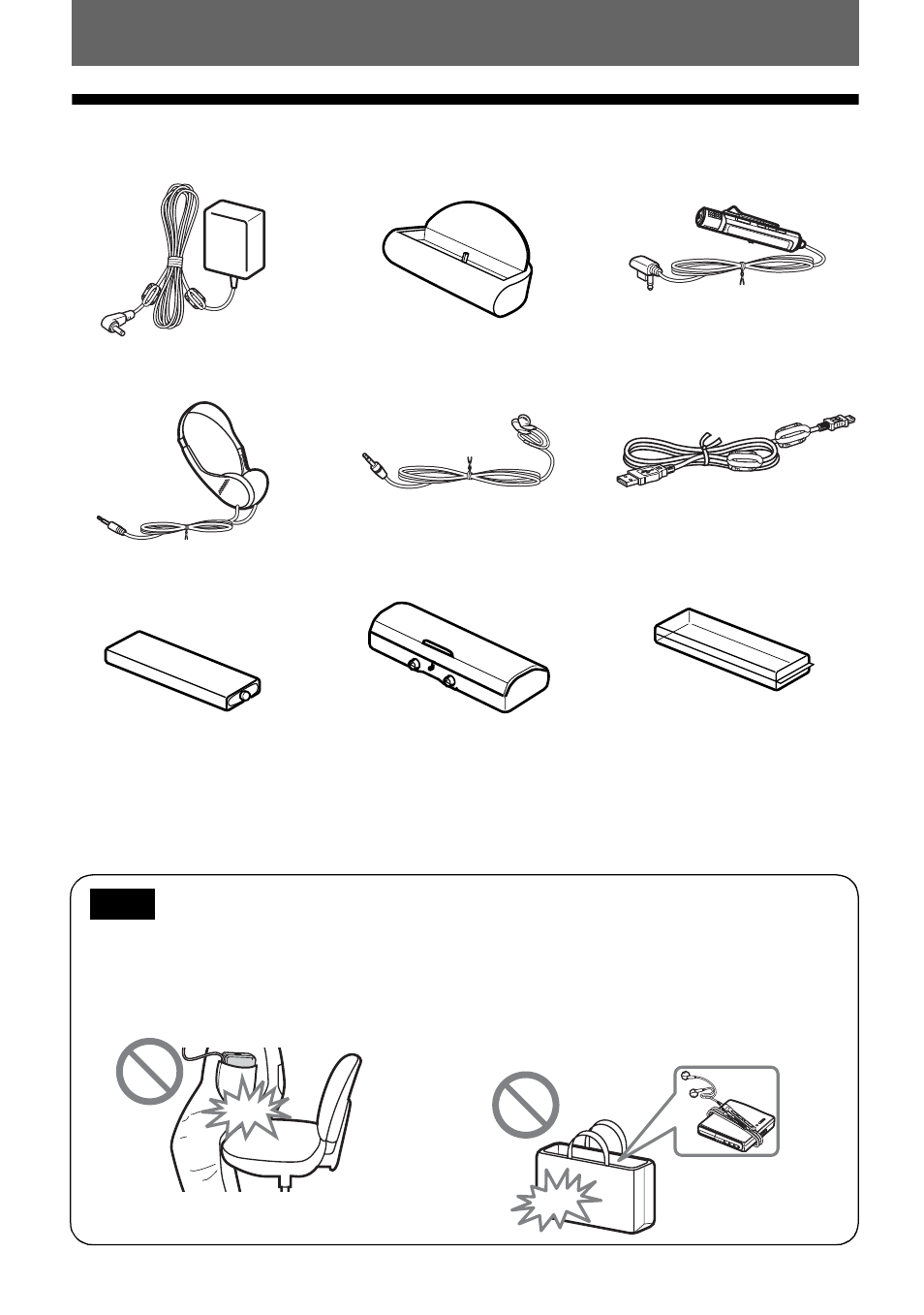 12 checking the supplied accessories | Sony MZ-NH900 User Manual | Page 12 / 136