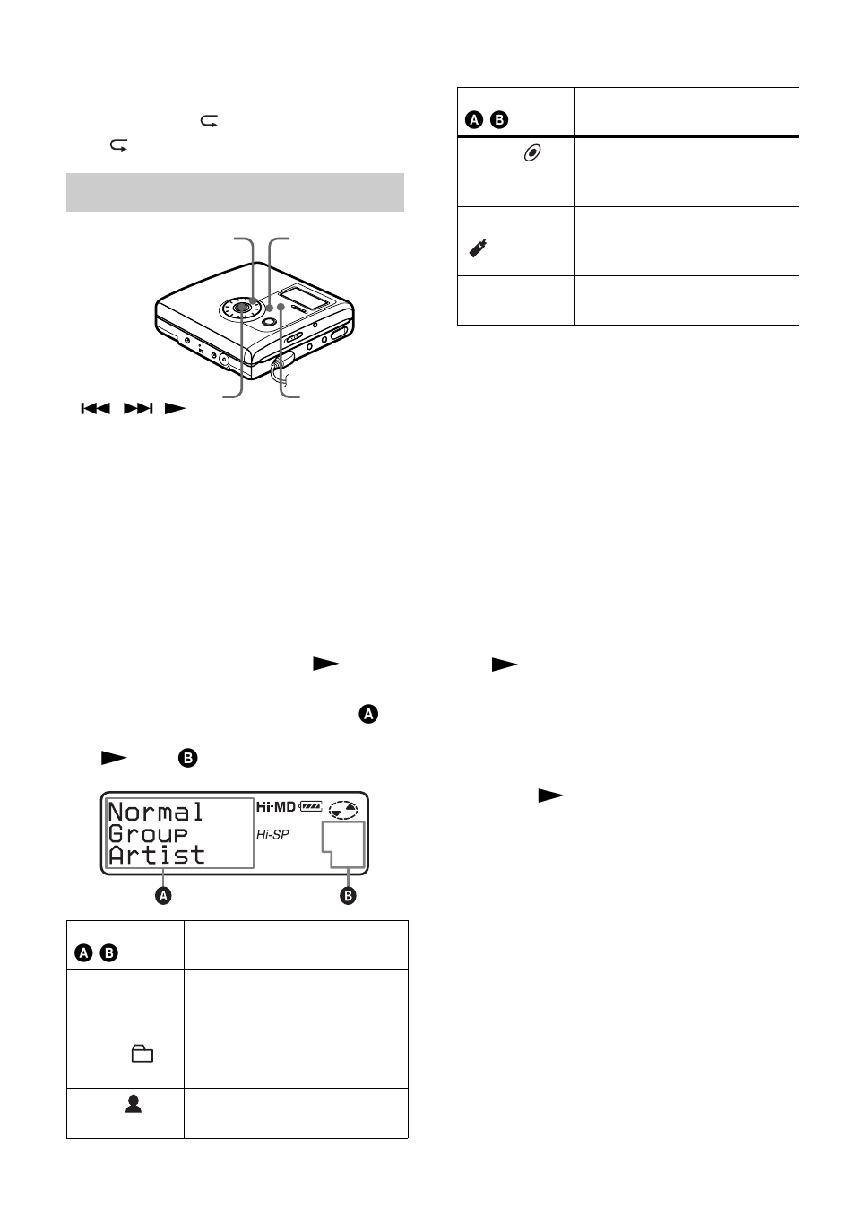 On the recorder | Sony MZ-NH900 User Manual | Page 48 / 136